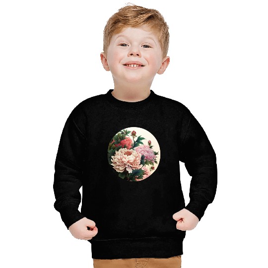 Peony flowers Sweatshirts