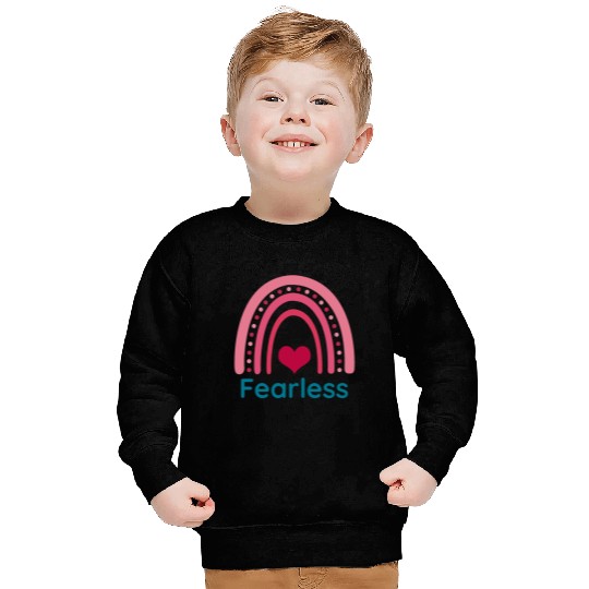 Fearless Viva Magenta Boho Rainbow Sweatshirts