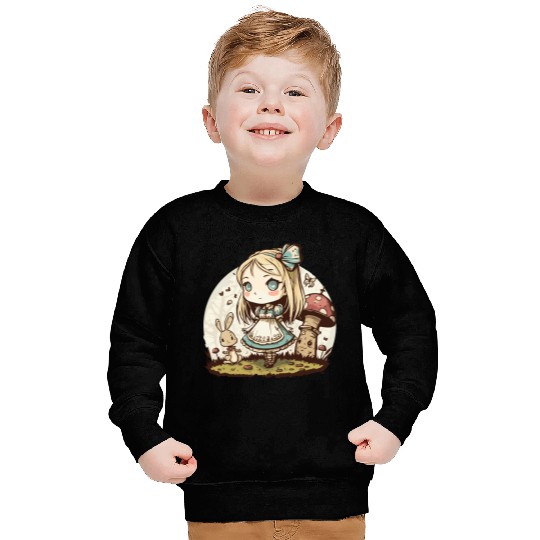 Chibi in Wonderland Sweatshirts