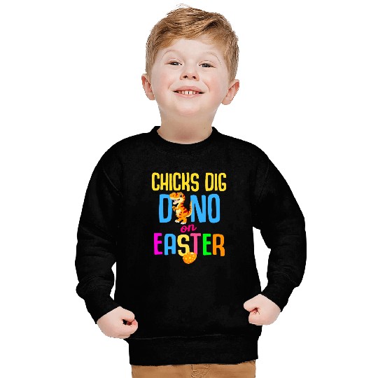 Easter T-rex Dinosaur Rabbit Easter Bunny Holiday Sweatshirts