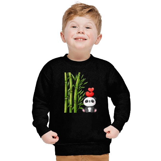 Bamboo Panda Sweatshirts