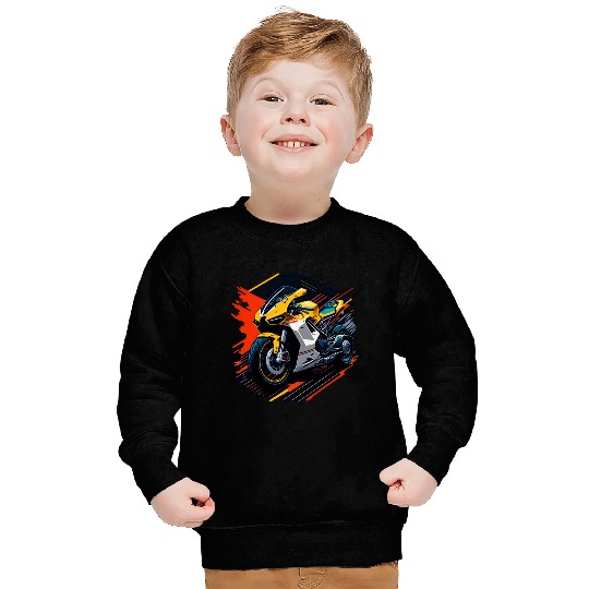 Motorcycle illustration Sweatshirts