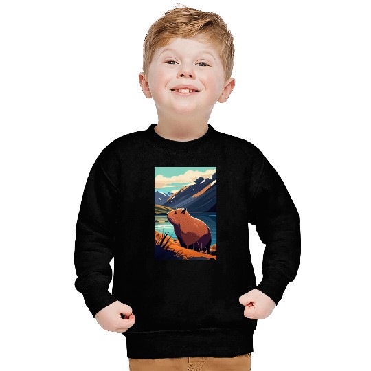 Capybara Nature Capibara Sweatshirts