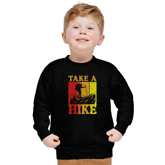 Take a Hike Wanderlust Hiker Hiking Mountains Sweatshirts