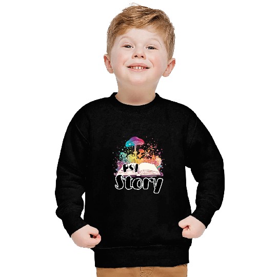 Psy Story A Psychedelic Journey Through the Pages Sweatshirts
