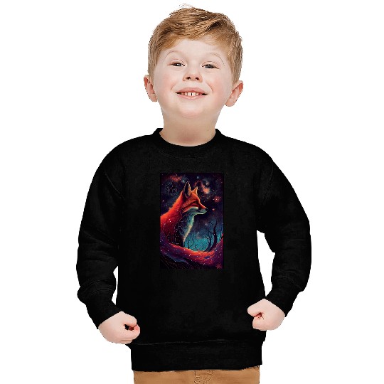 Fox Galaxy Nature Sweatshirts