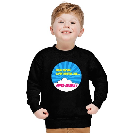 Super-mom super-hero. Best mom Mother's day Comics Sweatshirts