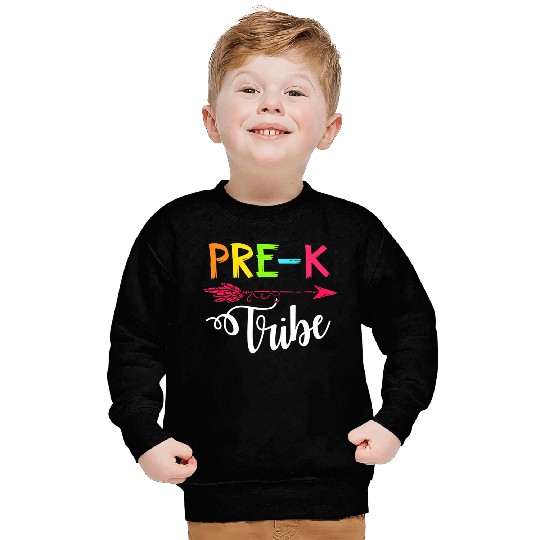 Team Pre K Teacher Tribe Back To School Sweatshirts