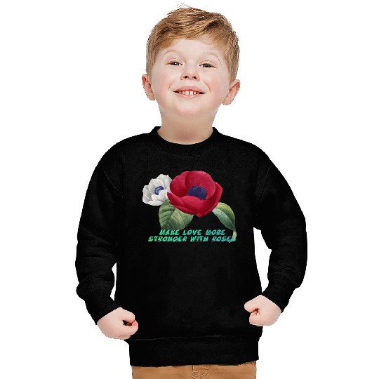 Embracing Romance with the Rose Sweatshirts