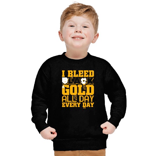 I Bleed Black And Gold Sweatshirts