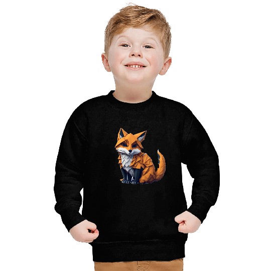 Tangram Fox Sweatshirts