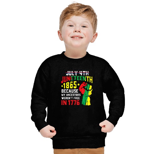 July 4Th Juneteenth 1865 African Melanin Black Pro Sweatshirts