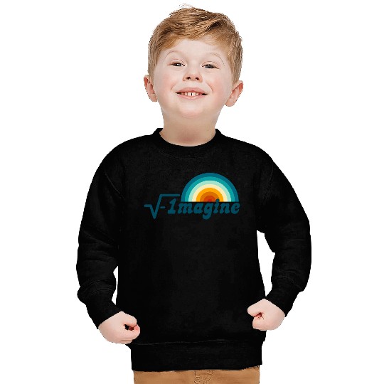 Imagine Retro Rainbow, Mathematics Sweatshirts