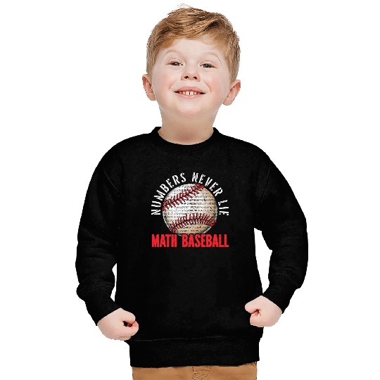 Baseball Math Lover Mathematician Baseball Player Sweatshirts