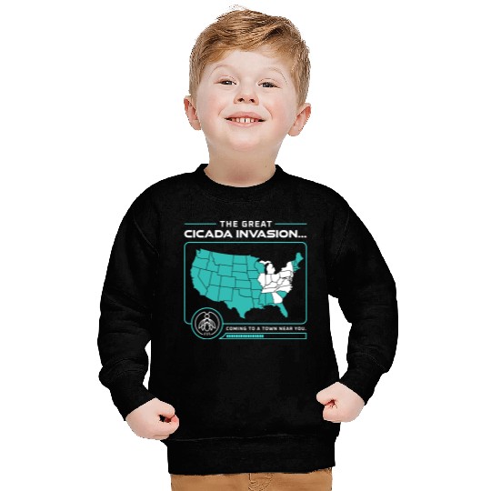 Cicada Invasion Coming To These States In Us Map Sweatshirts