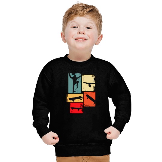 Skater Skateboarder Skateboard For Youth Sweatshirts
