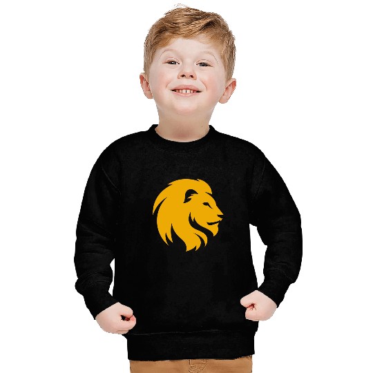 LION YELLOW SIDE FACE Sweatshirts