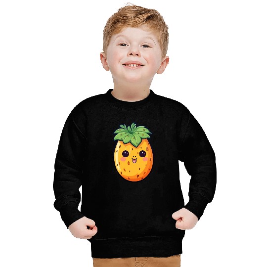Papaya kawaii Sweatshirts
