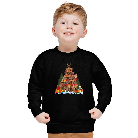 Pajama Rhodesian Ridgeback Tree Sweatshirts