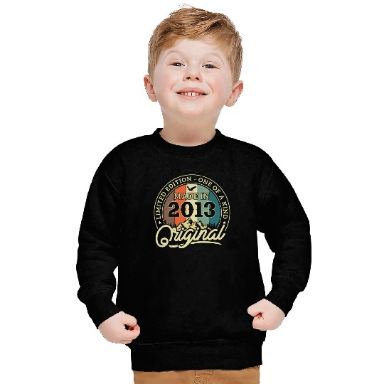 Vintage 2013 Birthday Gift Sweatshirts
