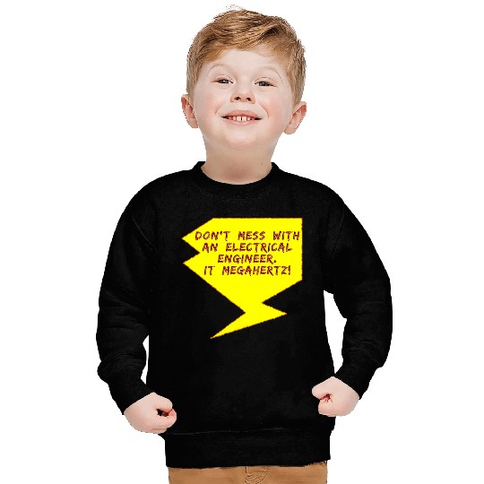 Lightning Bolt Electrical Engineer girl Sweatshirts