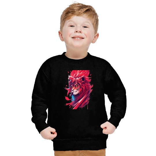 Ninja lion nice Sweatshirts Ai design