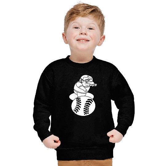 Kawaii Chibi Baseball Pitcher Sweatshirts