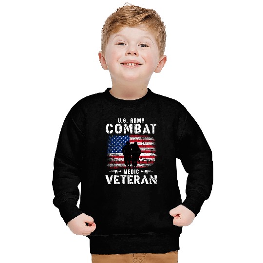 US Army Combat Medic Veteran Sweatshirts