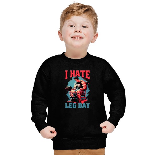 I Hate Leg Day 18 Sweatshirts