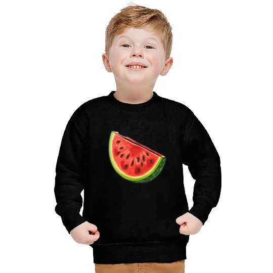 Watermelon Slice - Sweet Summer Vibes Sweatshirts