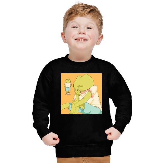 Green Frog Friends Sweatshirts