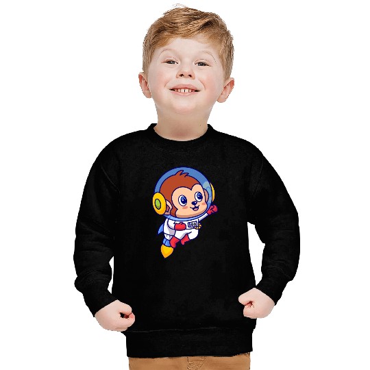 Flying Monkey Astronaut Sweatshirts