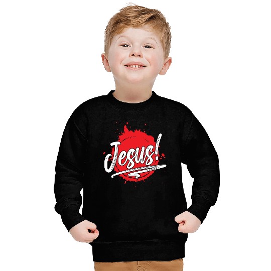 Love Jesus Christian Christmas Sweatshirts