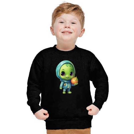 Sweet Alien Onion: Veggie Enchantment Sweatshirts