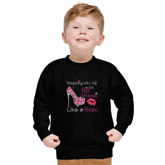 Stepg Into My 65th Like A Boss 65 Sweatshirts