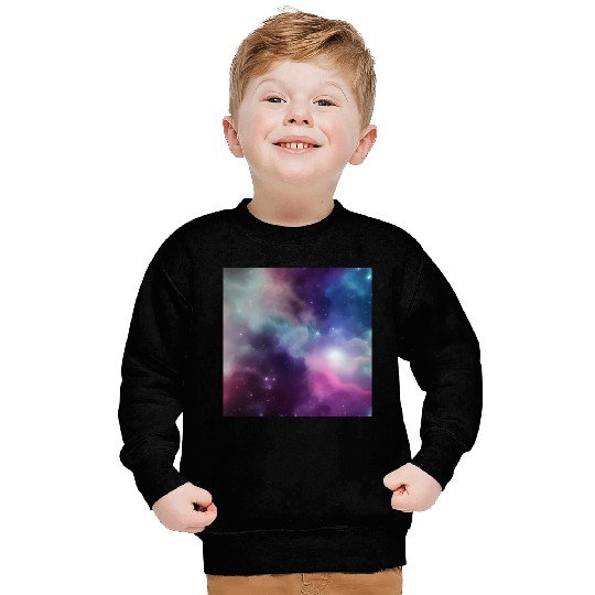 Galaxy nebula abstract design Sweatshirts