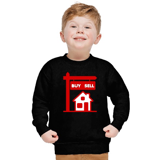 Buy sell red logo broker Sweatshirts