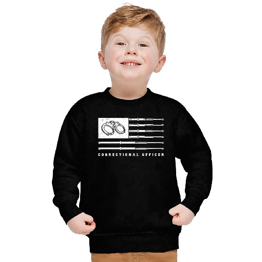 USA Flag correctional officer Sweatshirts