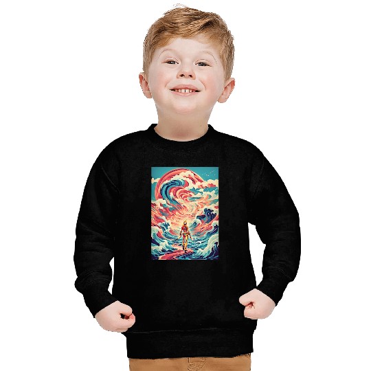 Retro Wave Nostalgia Sweatshirts