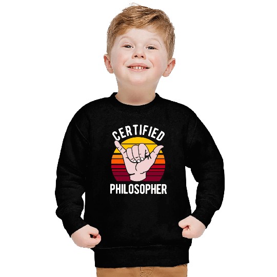 Certified Philosopher Philosophy Teacher Sweatshirts