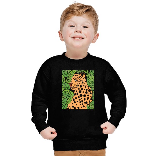 Jaguar in Forest Wildlife Biologist Gift Sweatshirts