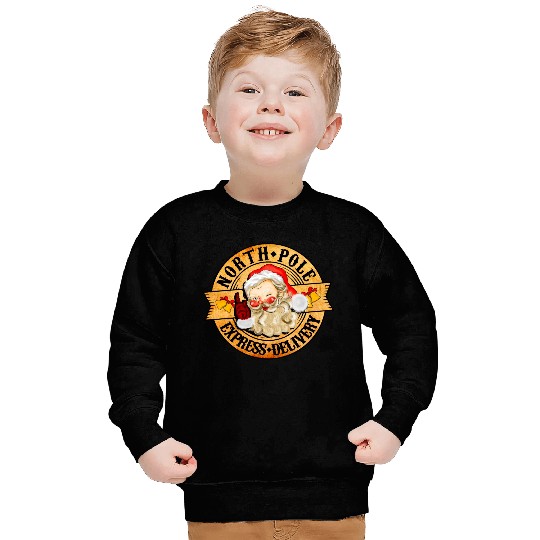 North Pole Express Delivery Sweatshirts