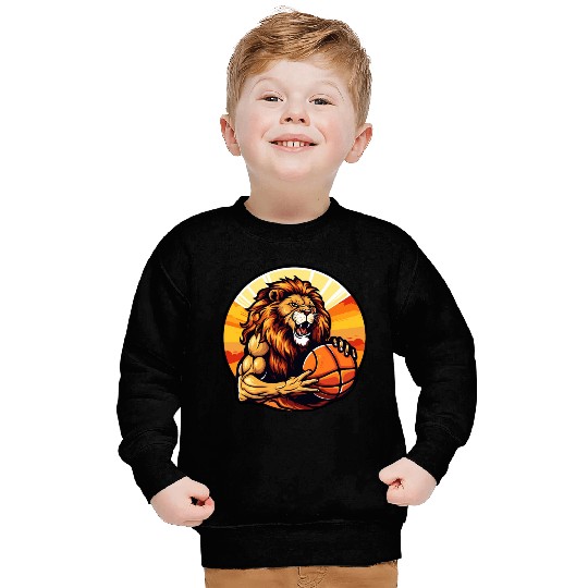 Basketball lion Sweatshirts
