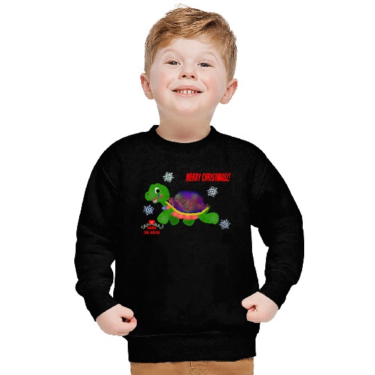 "Tinsel the Turtle" (Snowflake Snuggliezz) Sweatshirts