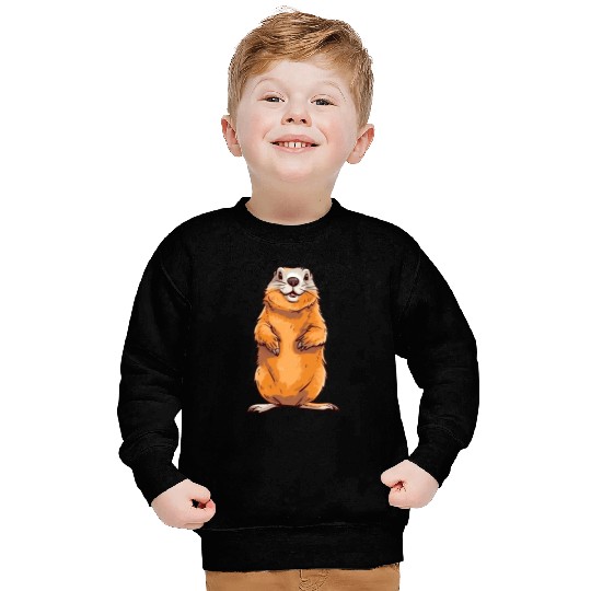 Groundhog Marmot for a Marmot lover groundhog fan Sweatshirts