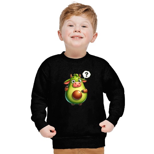 Avocado cow Sweatshirts
