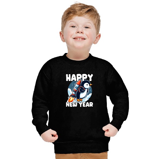 Penguin Happy New Year Sweatshirts