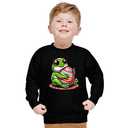 Easter Frog: Loving Embrace Sweatshirts
