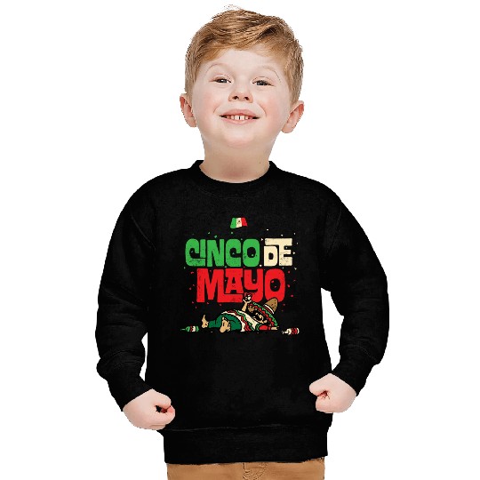 Cinco De Mayo May 5 Drunk Mexican Flag Sweatshirts