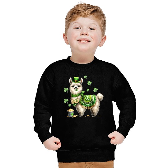 Irish LLama St Patrick Day Sweatshirts